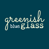 greenish blue glass logo