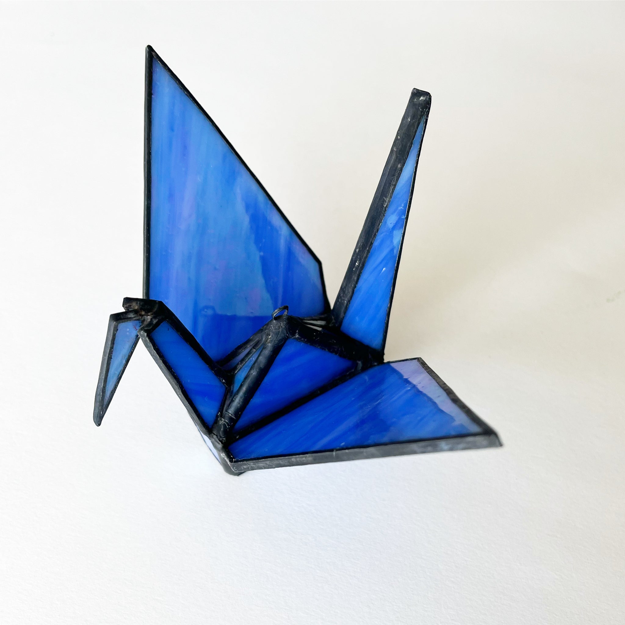 Origami Crane -Blue cosmic